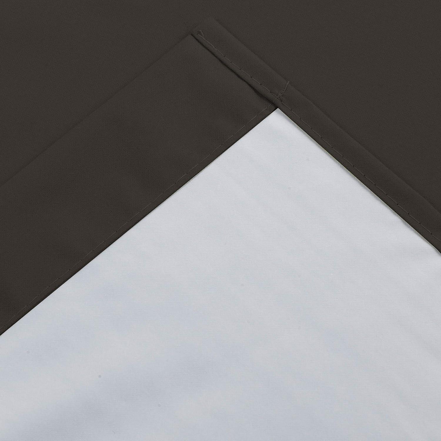 Cortinas Opacas Tendencias de Interior 3 Piezas Chocolate