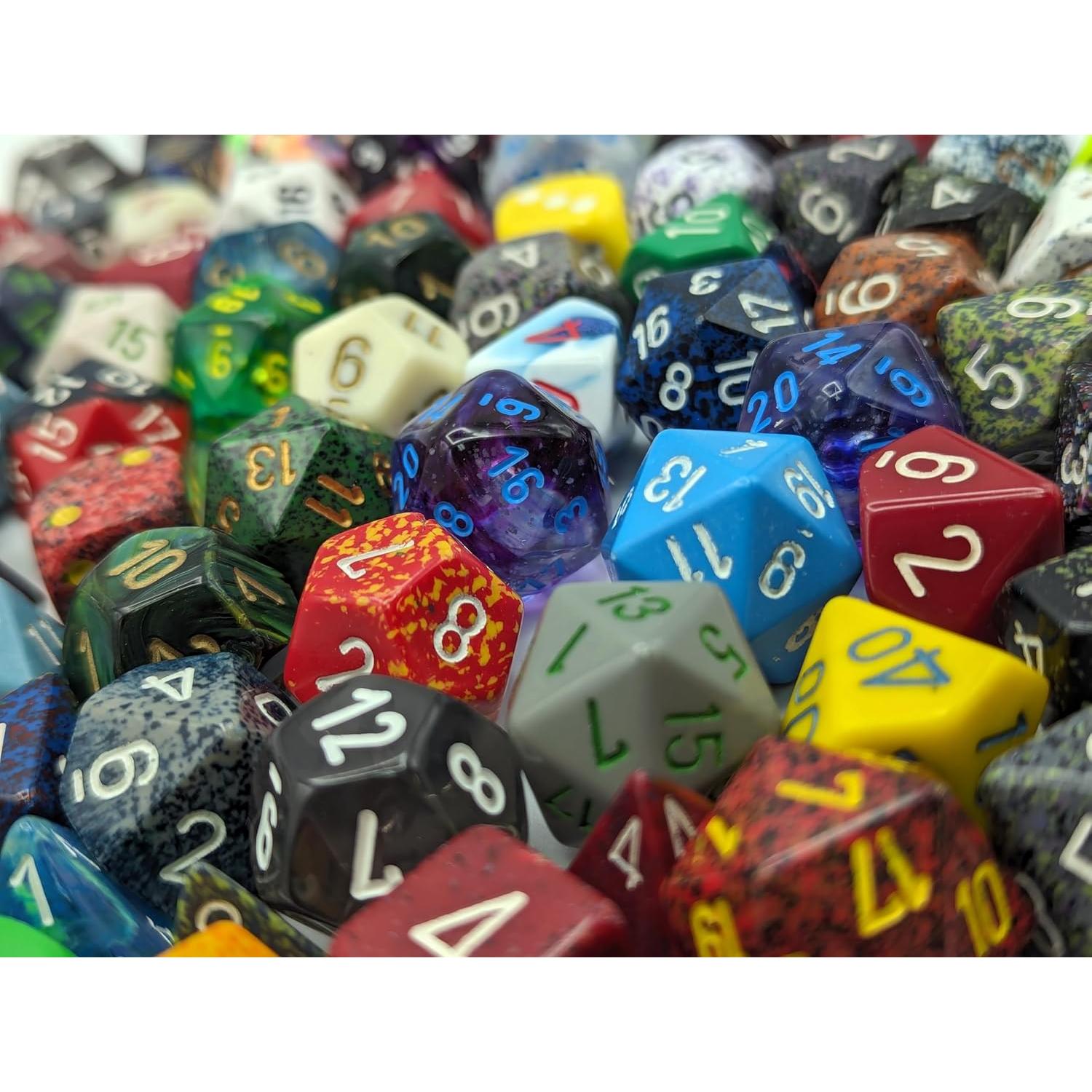 Bolsa de Dados Chessex Pound-O-Dice - 100 Dados Variados
