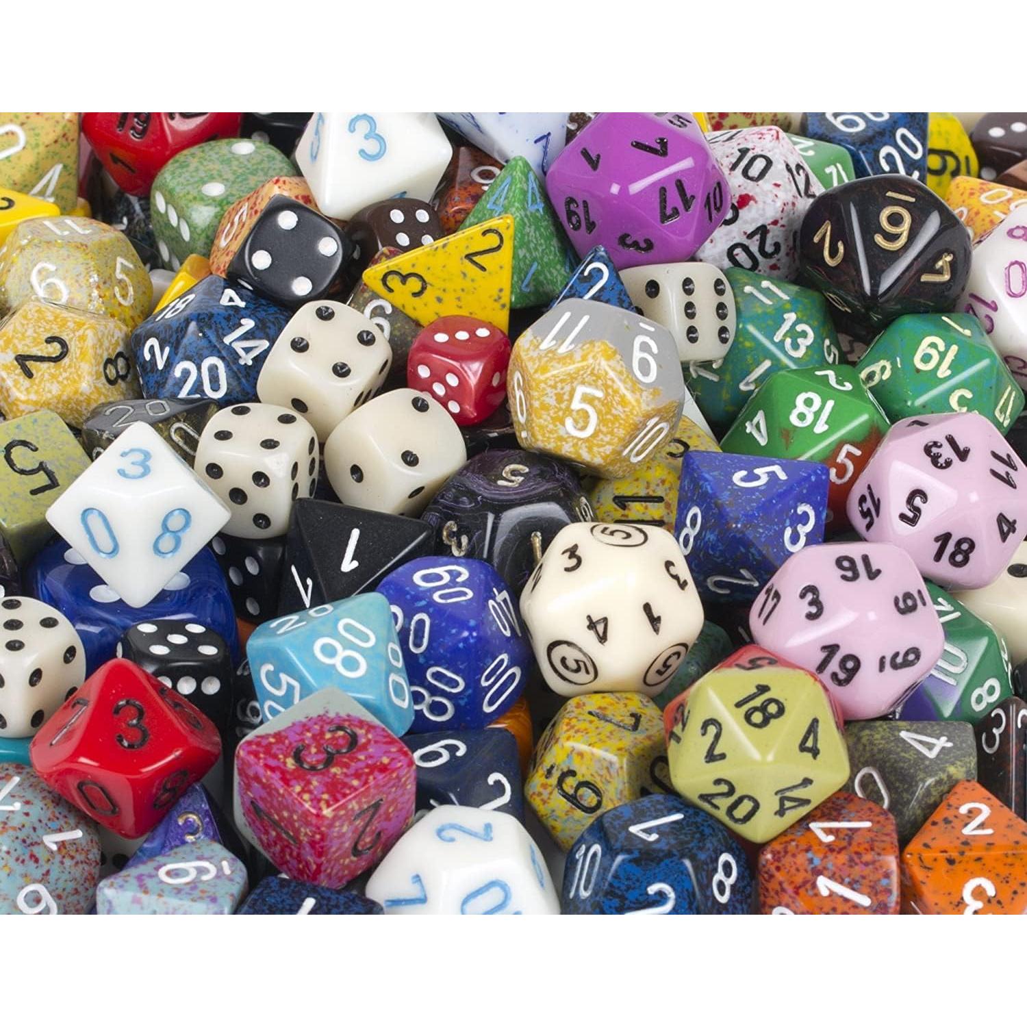 Bolsa de Dados Chessex Pound-O-Dice - 100 Dados Variados