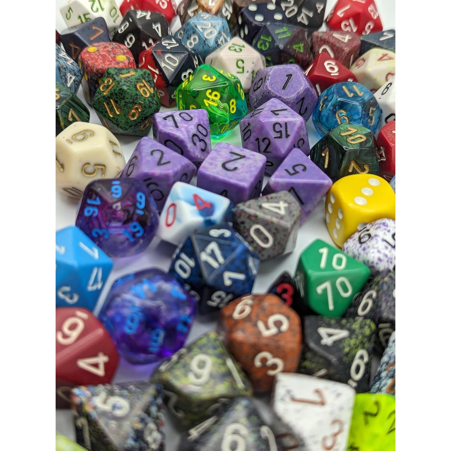 Bolsa de Dados Chessex Pound-O-Dice - 100 Dados Variados