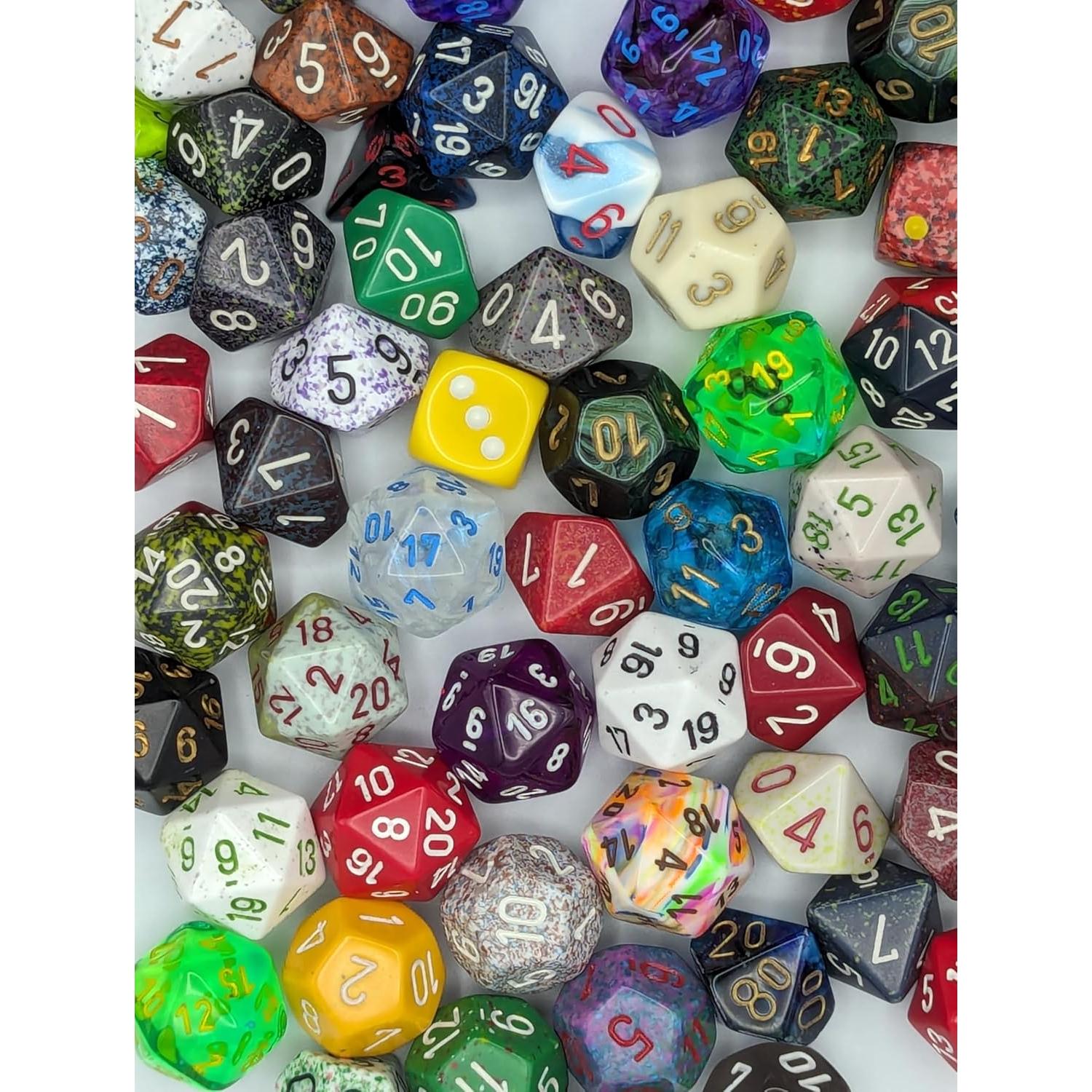 Bolsa de Dados Chessex Pound-O-Dice - 100 Dados Variados