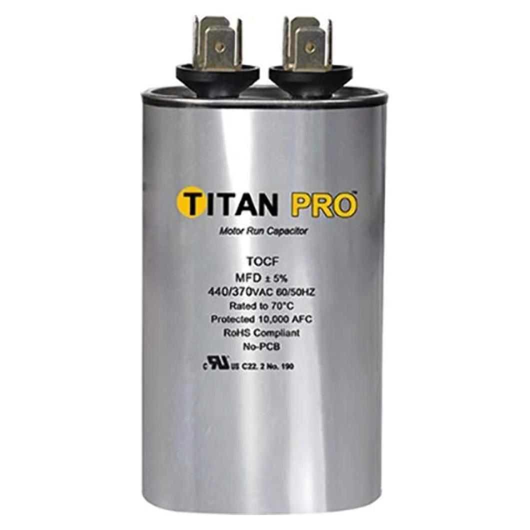 Condensador Motor Ovalado 5 MFD 370V Aluminio C1554016