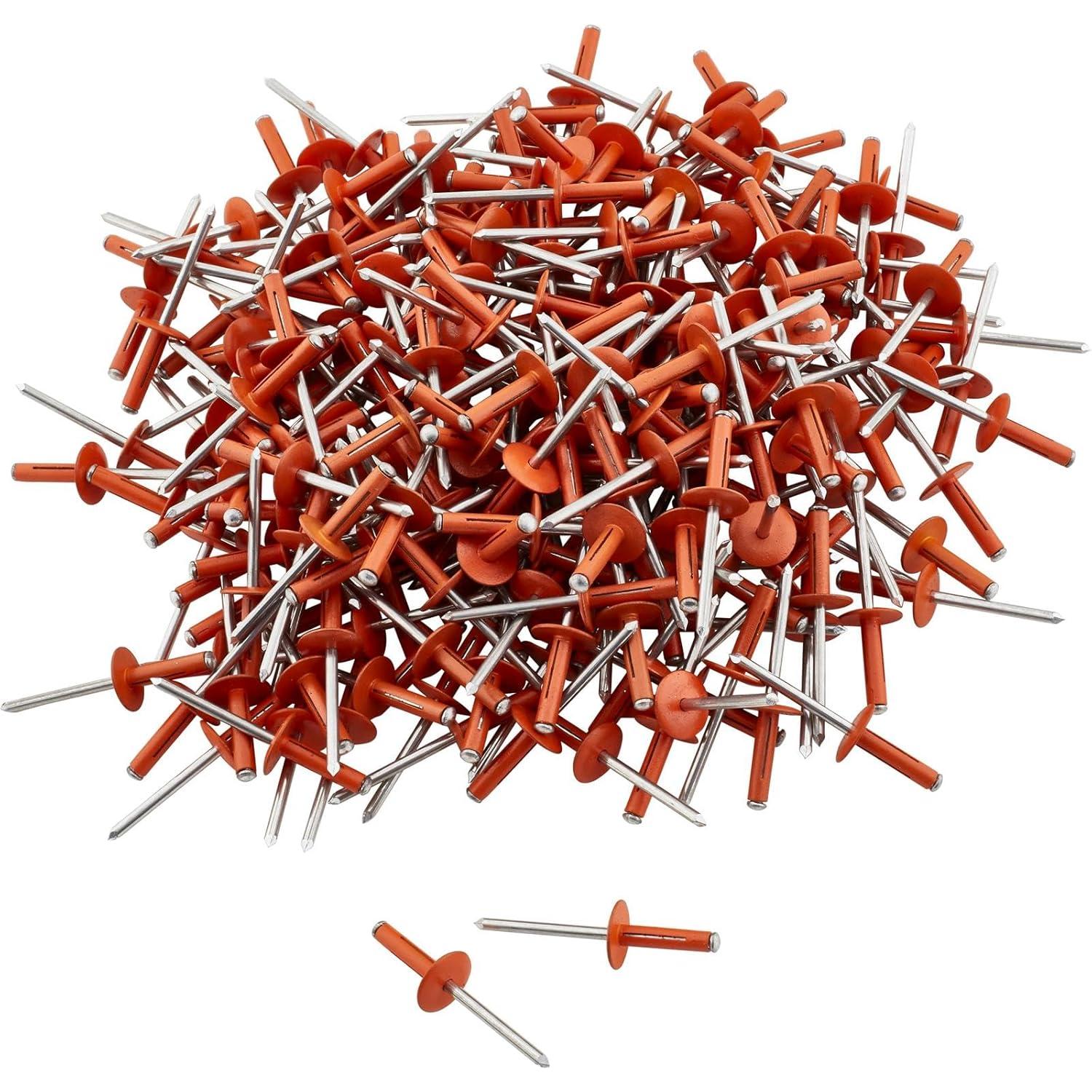 Remaches de Cabeza Explosiva Negra Speedway Motors 250 Pzas