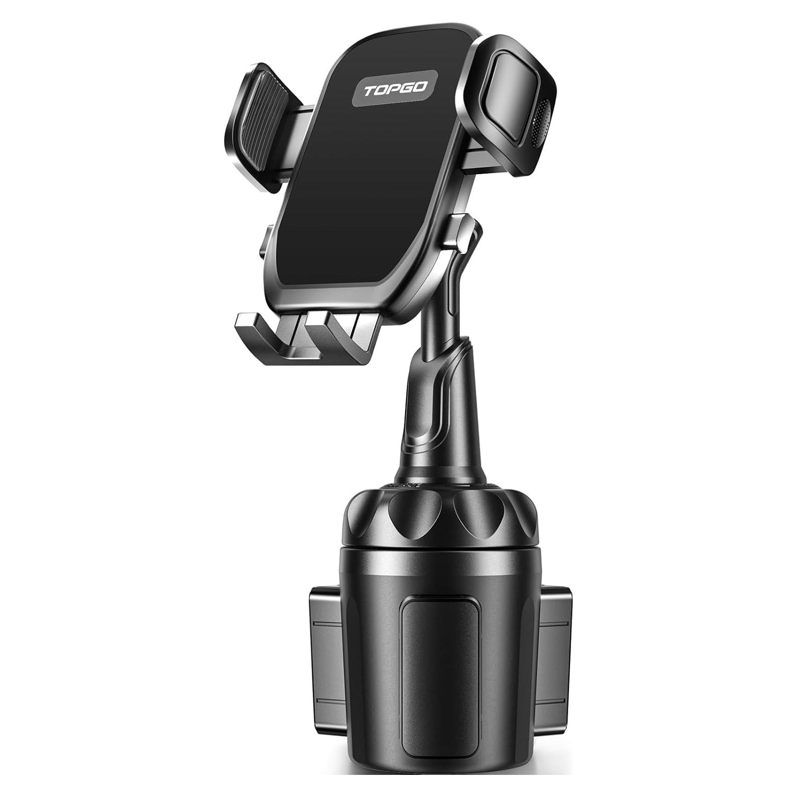 Soporte para Teléfono en Auto TOPGO Ajustable Negro