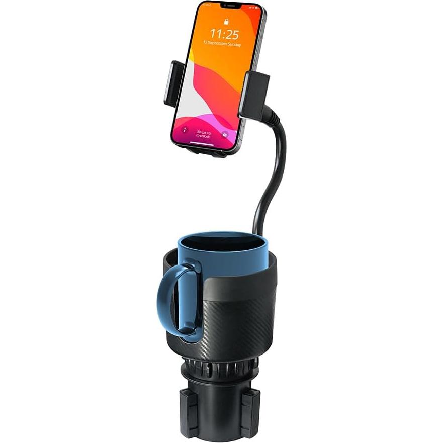 Soporte de taza y teléfono CupCargo Pro Limitless 2 en 1
