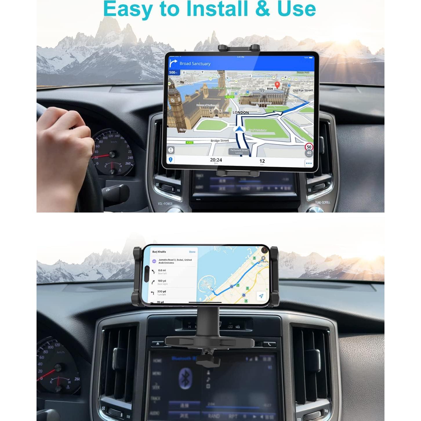 Soporte para Tableta de Coche Dosvsi CD Ajustable 360°