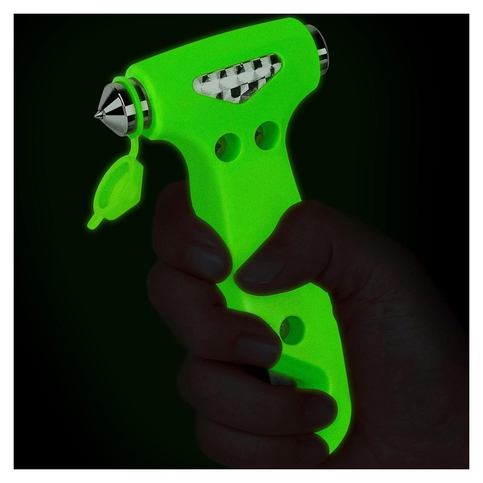 Martillo de Seguridad 6 en 1 THINKWORK Verde Fluorescente