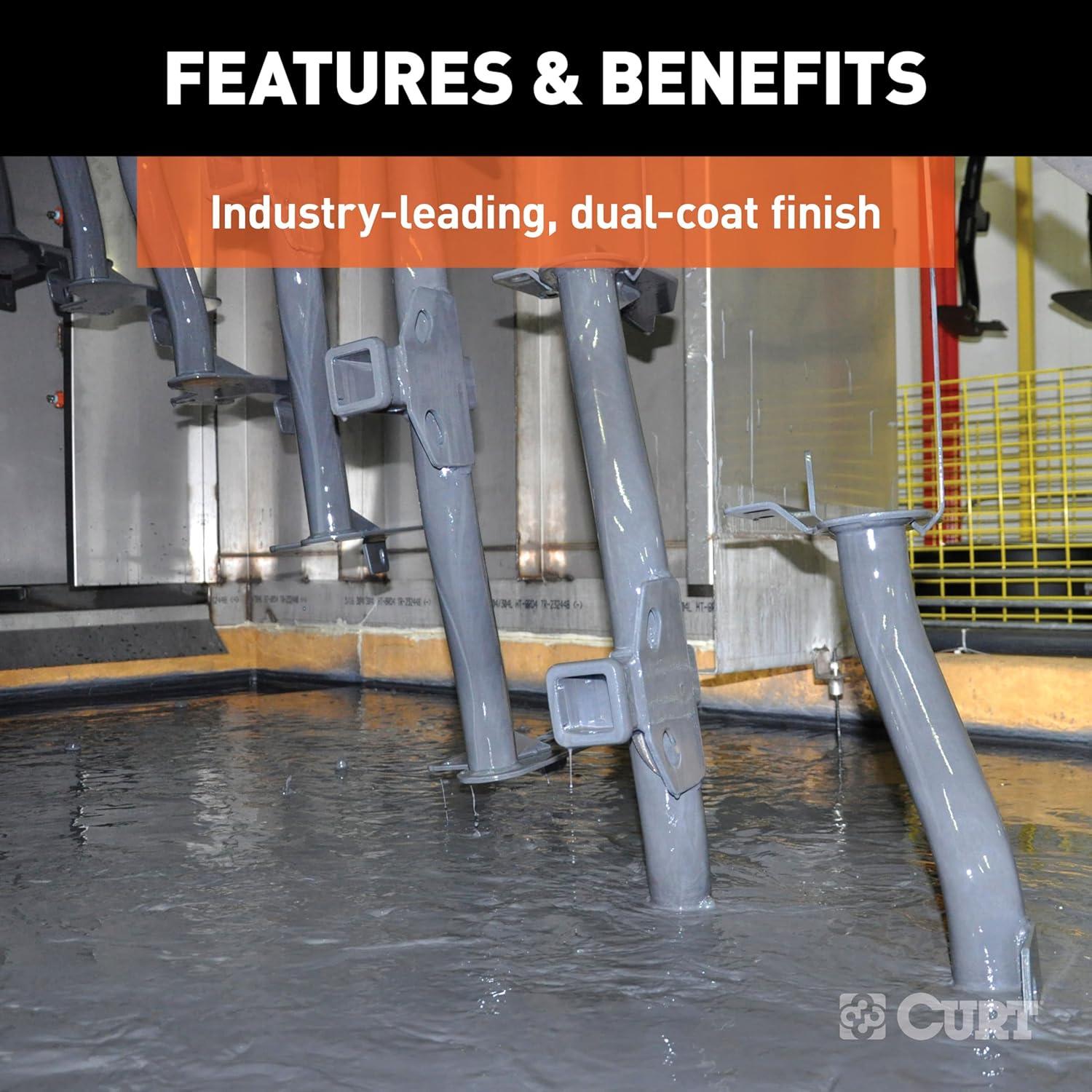 CURT 13585 Class 3 Trailer Hitch, 2" Receiver, Select Buick Envista, Chevrolet Trax