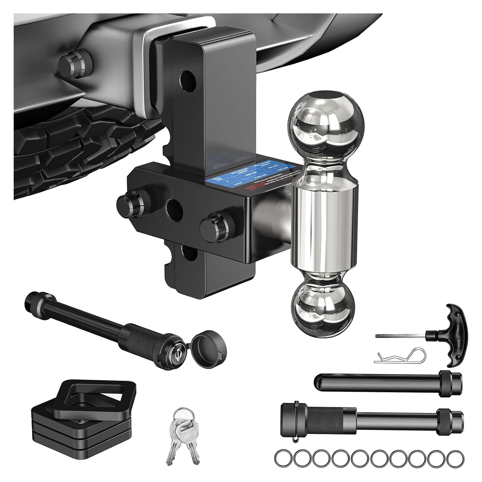 Enganche de Remolque Ajustable DEWOT TH-01 12,500 lbs Aluminio