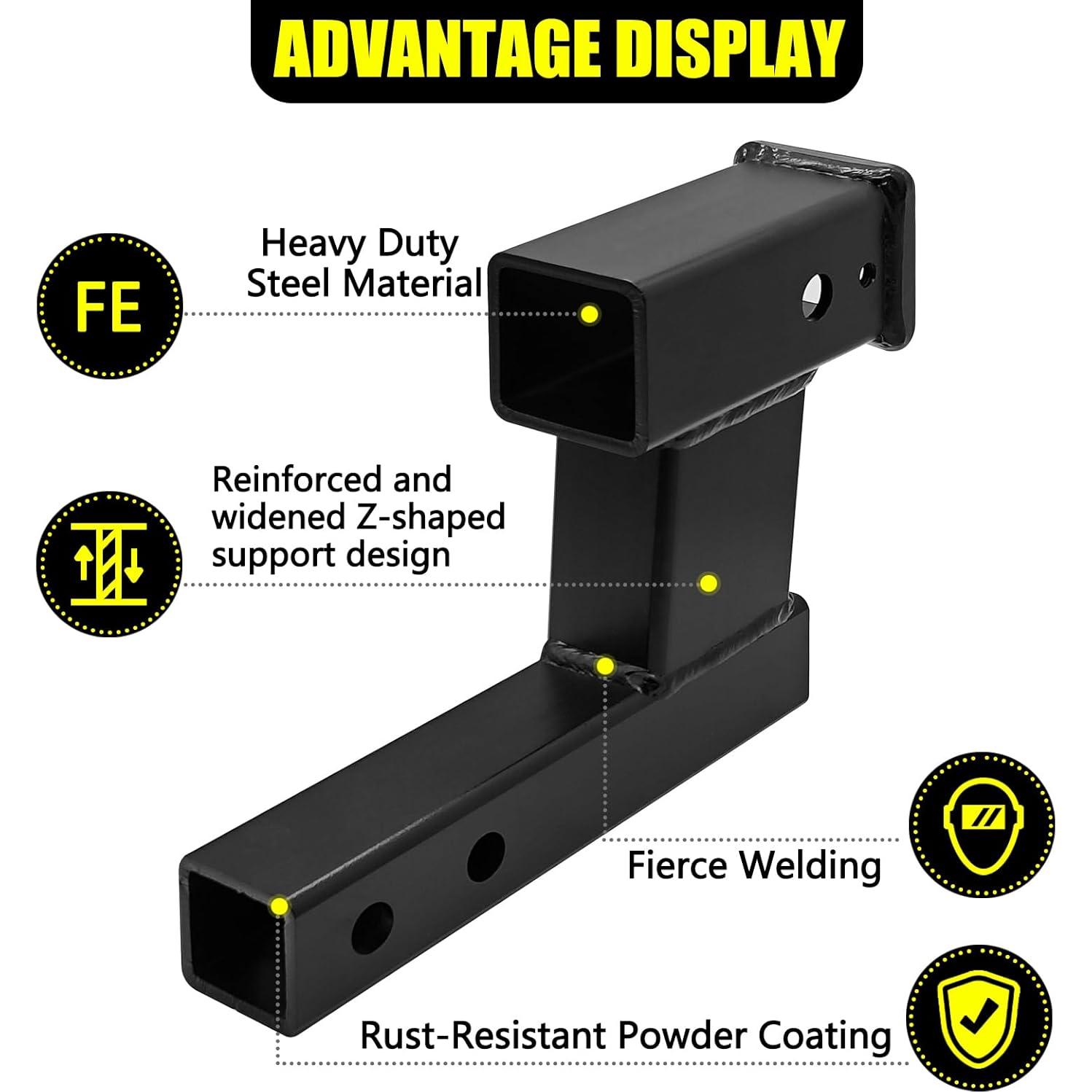 Elevador de Enganche Kairay 15.24 cm Negro 3402 kg