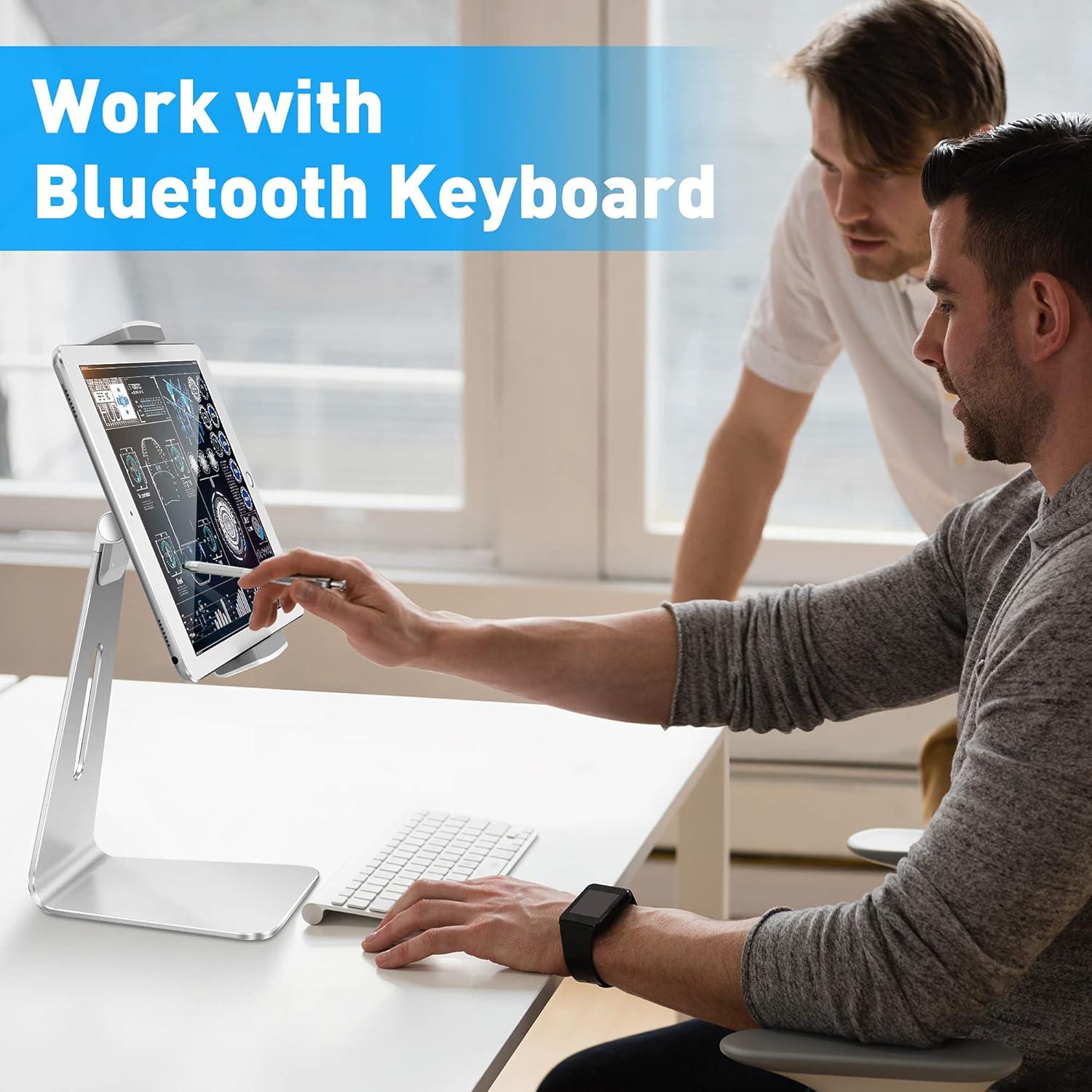 Soporte de Tableta AboveTEK TS-129S Aluminio Plata 15.24-39.37 cm