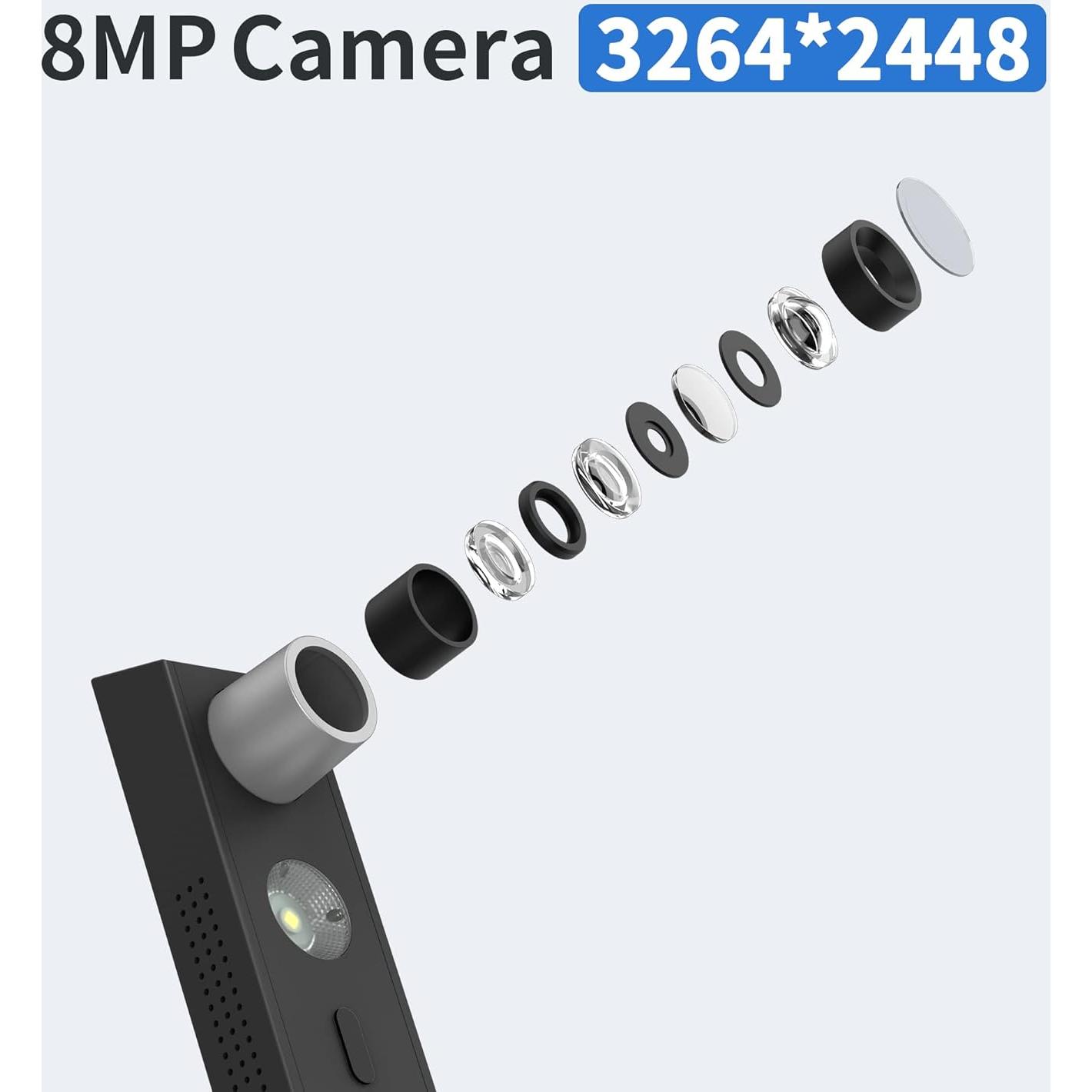 Escáner de Documentos Portátil CZUR Lens800 Pro 8MP A4