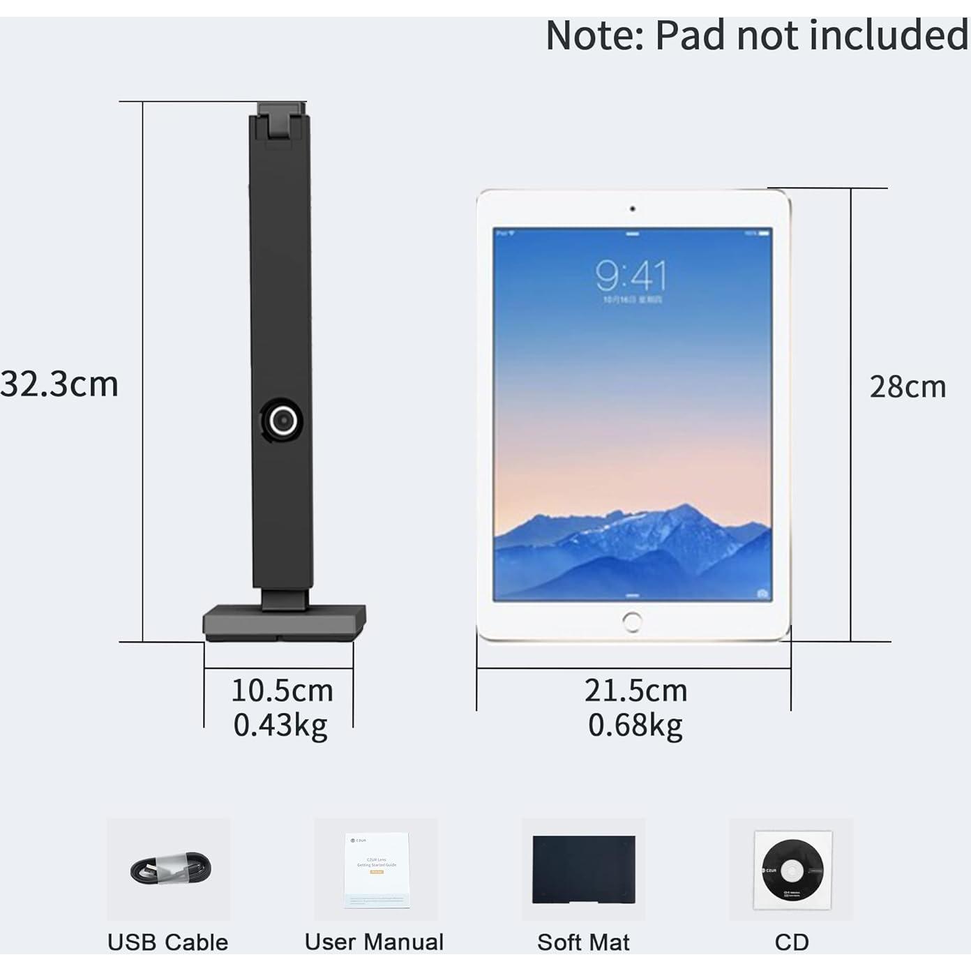 Escáner de Documentos Portátil CZUR Lens800 Pro 8MP A4