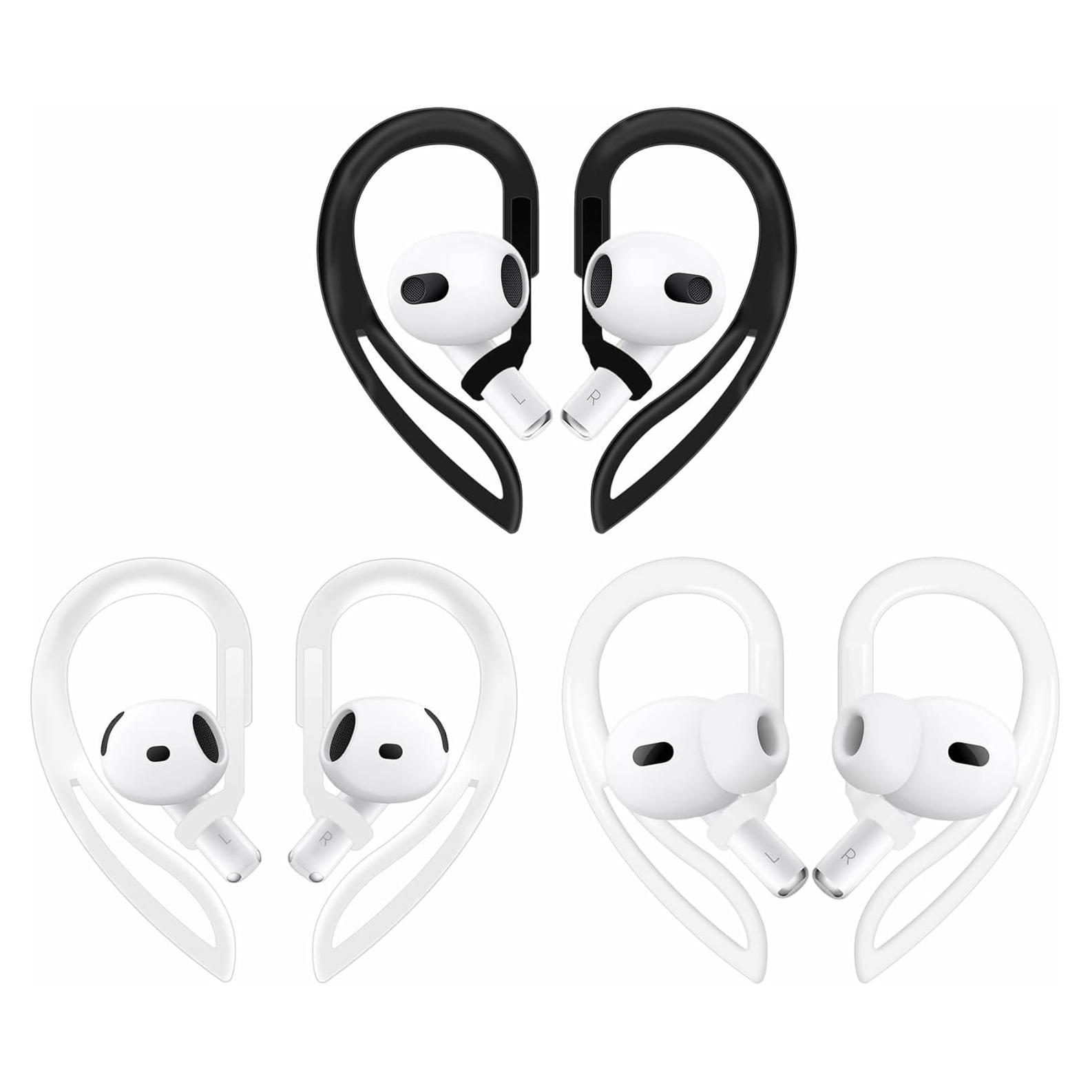Ganchos para oídos IiEXCEL compatibles con AirPods 4 y Pro