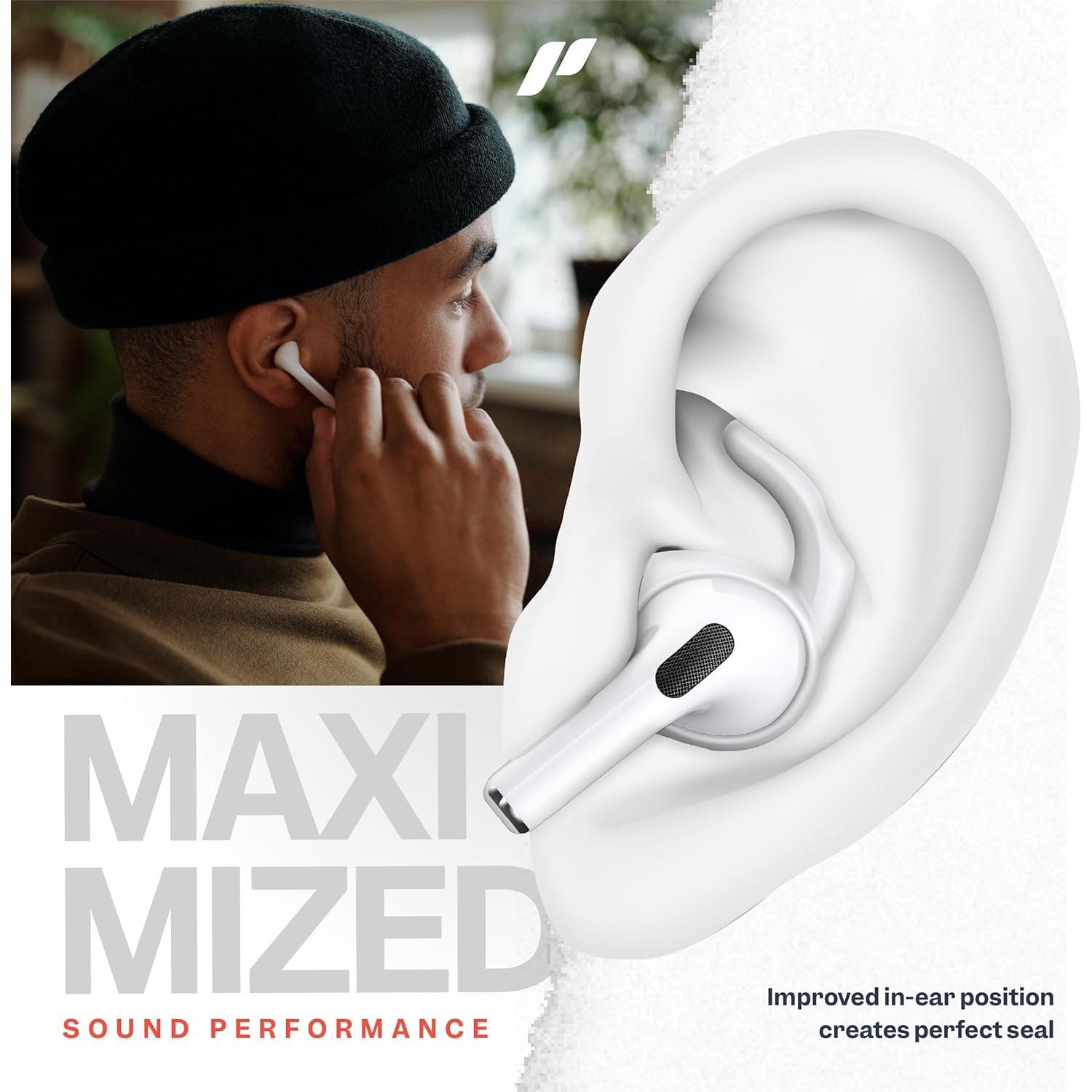 Ganchos de Ajuste Seguro para AirPods 4 Proof Labs - 4 Pares