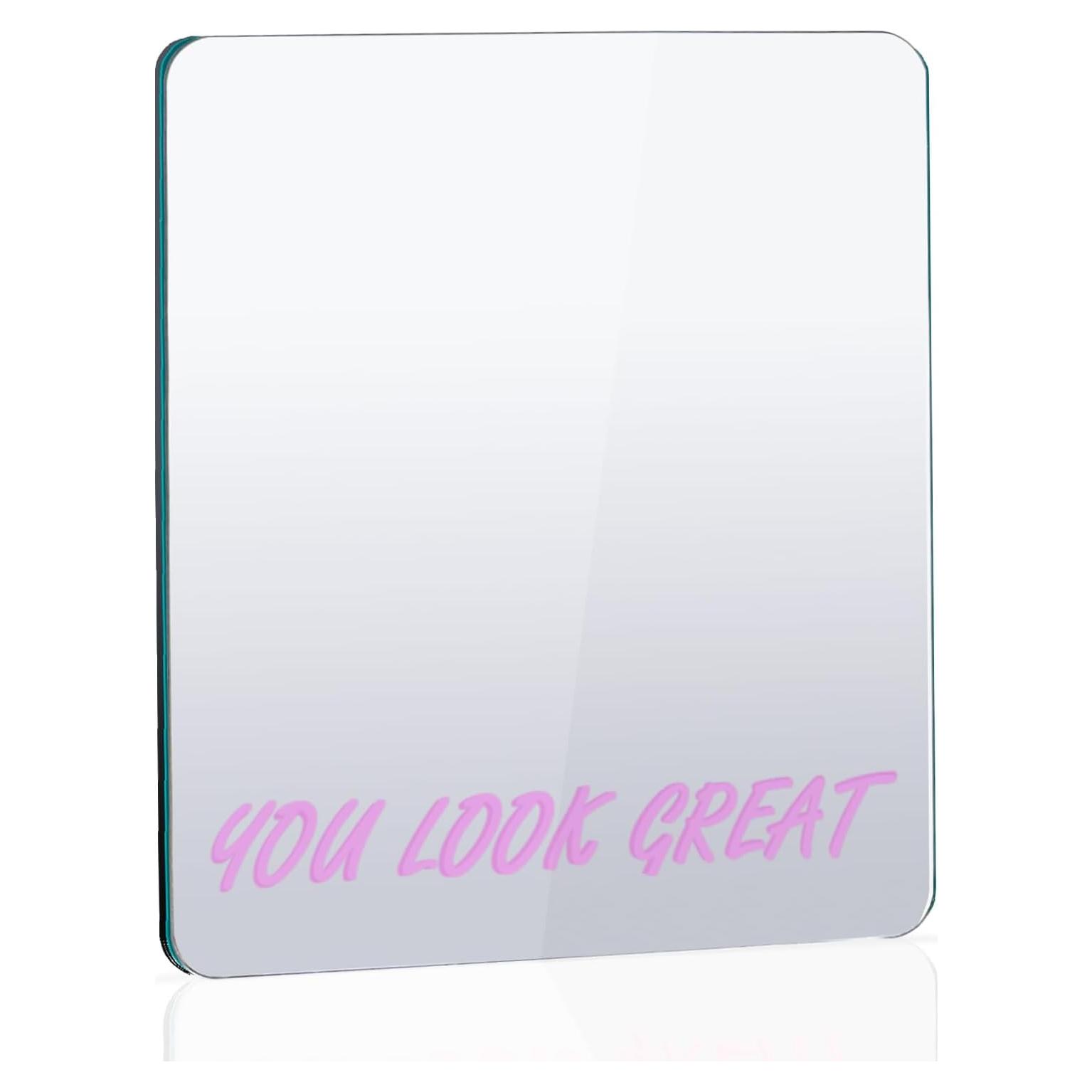 Espejo Magnético AZEZO 17.78x15.24cm Sin Marco para Taquillas