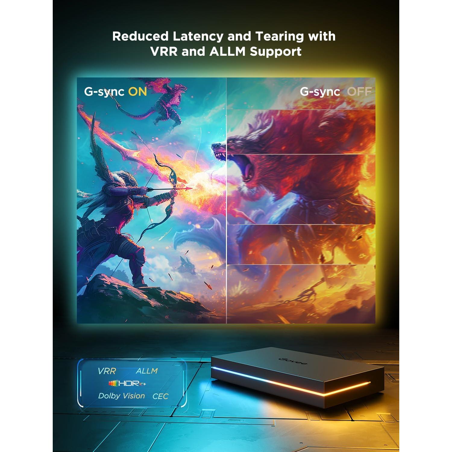 Kit de Sincronización HDMI 2.1 Govee H6603 con Luz RGBIC