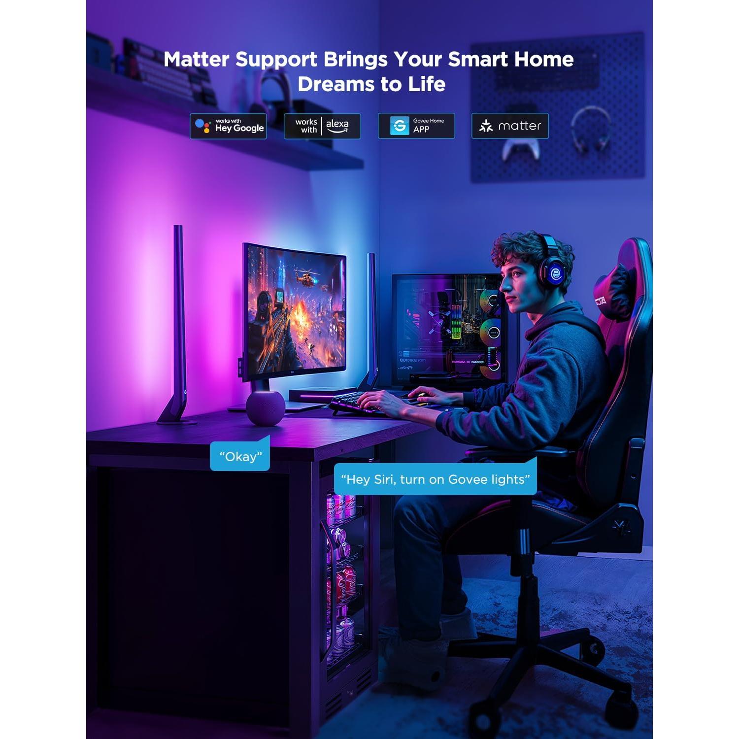 Kit de Sincronización HDMI 2.1 Govee H6603 con Luz RGBIC