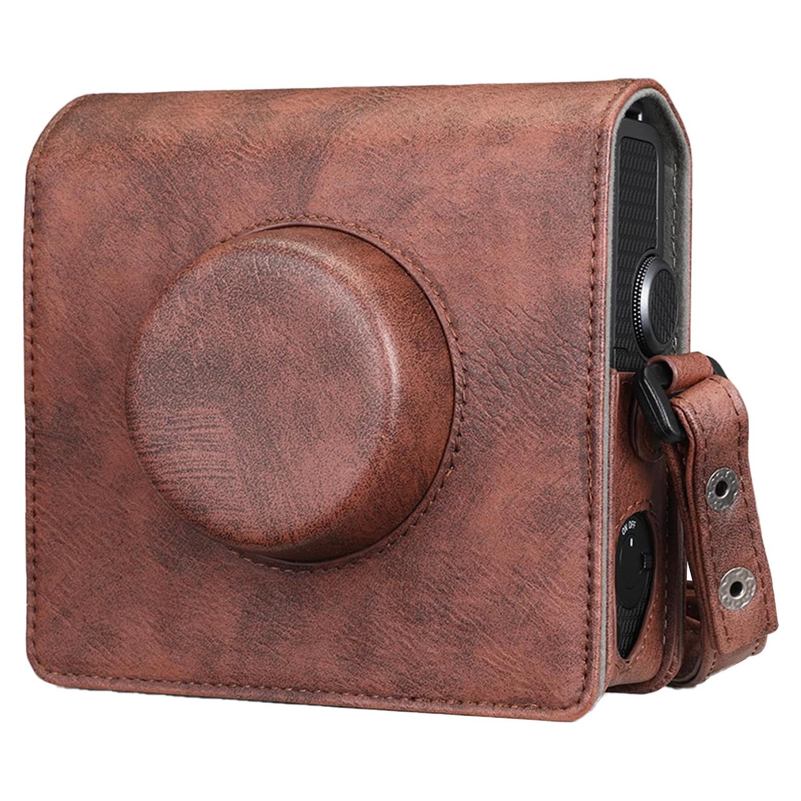 Funda Protectora FINTIE para Cámara Fujifilm Instax Wide EVO - Cuero Vegano Premium