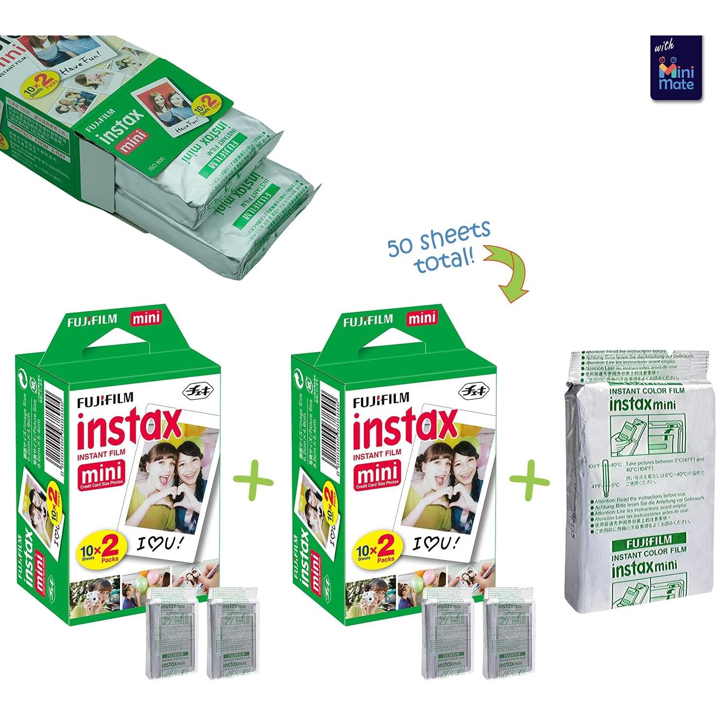 Cámara Instantánea Fujifilm Instax Mini 12 + Accesorios + 50 Hojas