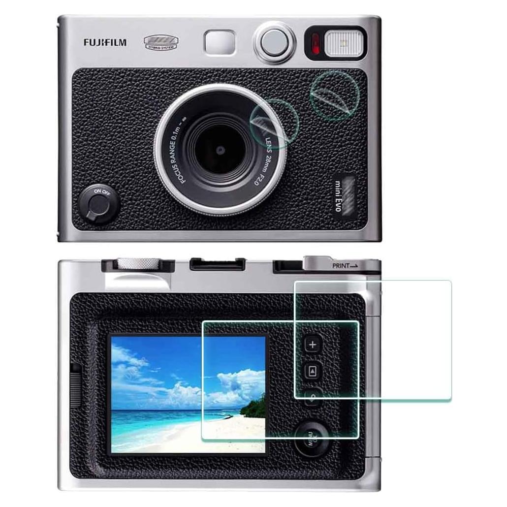 Protector de Pantalla Vidrio Templado 9H para Fujifilm Instax Mini EVO