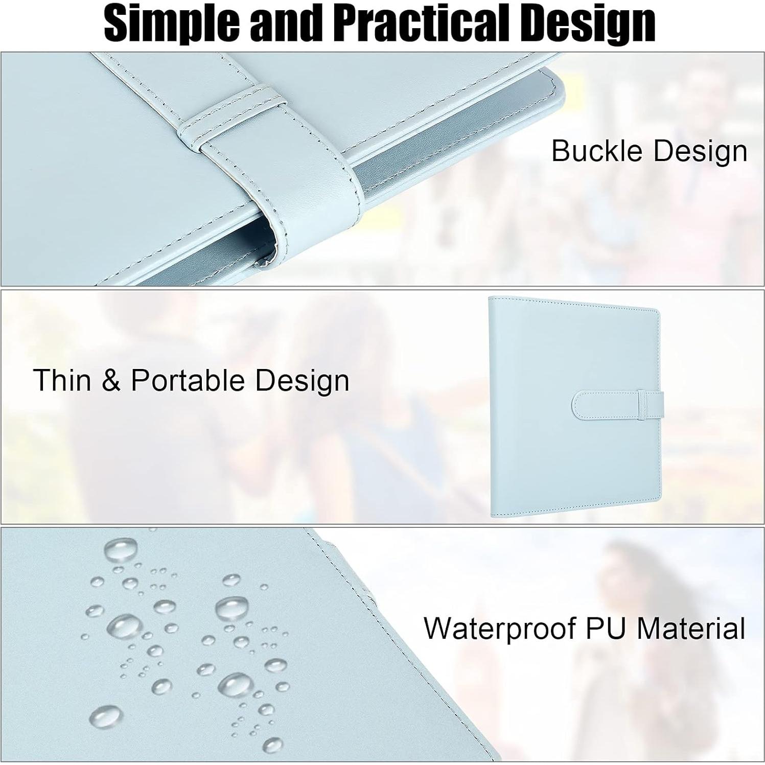 Álbum de Fotos Veicevol 256 Bolsillos para Fujifilm Instax Mini Azul