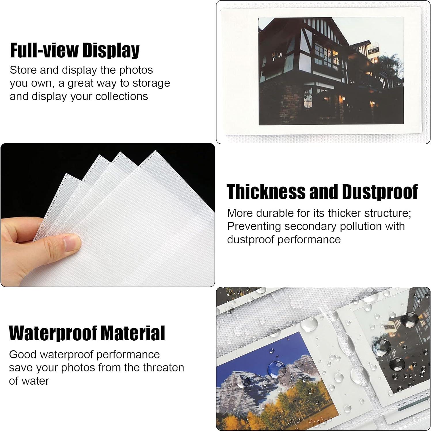 Álbum de Fotos Veicevol 256 Bolsillos para Fujifilm Instax Mini Azul