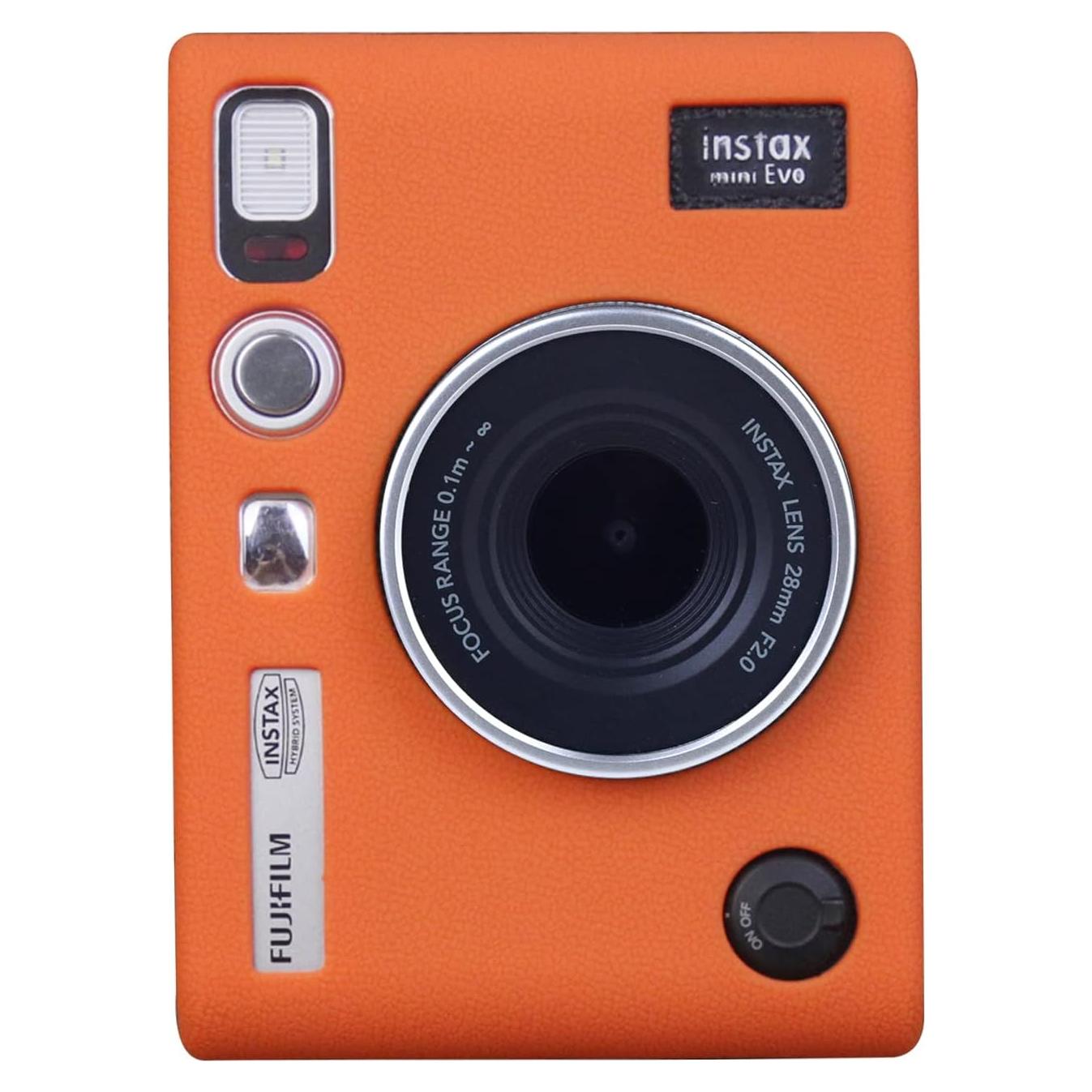 Funda de Silicona Rieibi para Cámara Fuji Mini EVO - Naranja