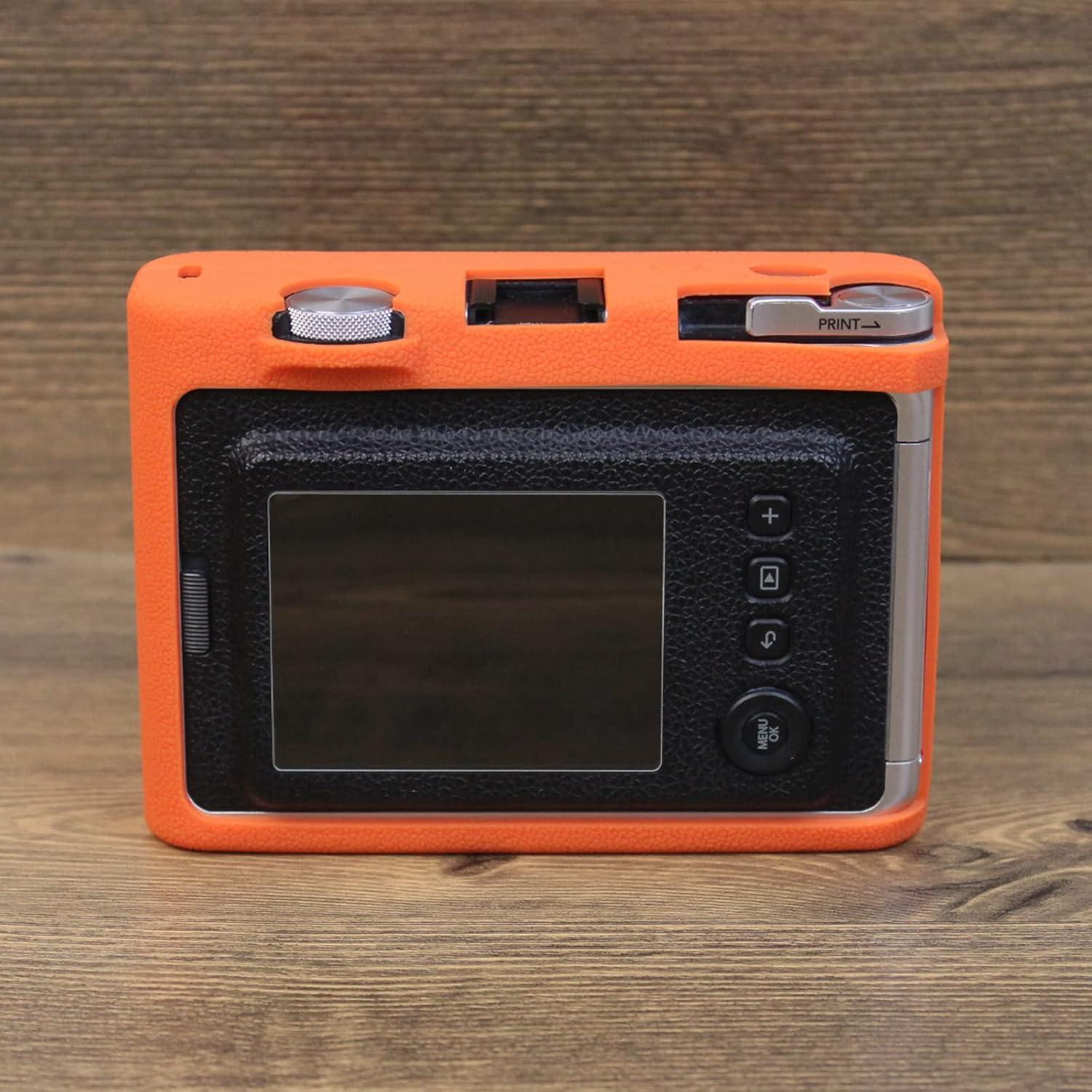 Funda de Silicona Rieibi para Cámara Fuji Mini EVO - Naranja