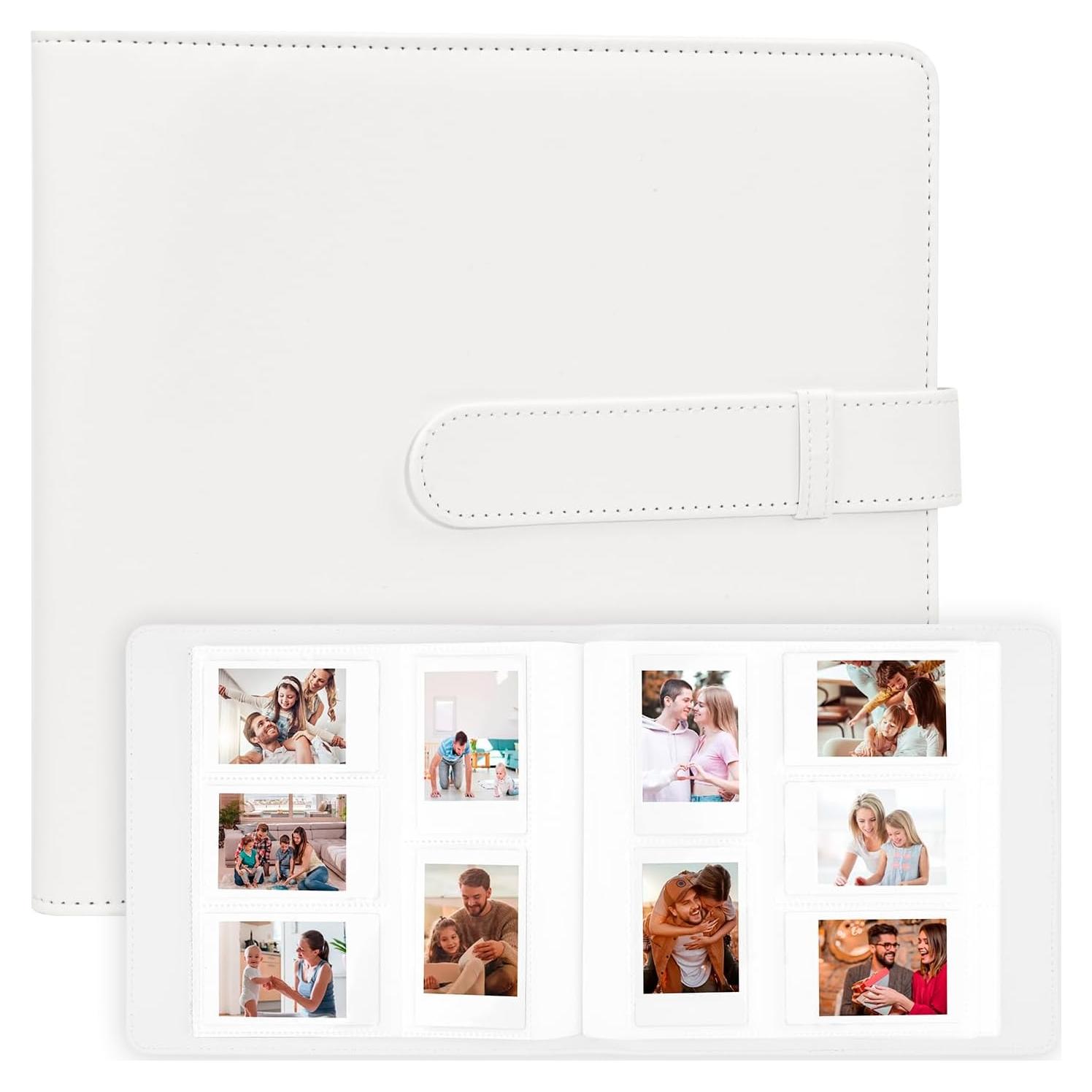 Álbum de Fotos Veicevol 360 Bolsillos para Instax Mini Blanco