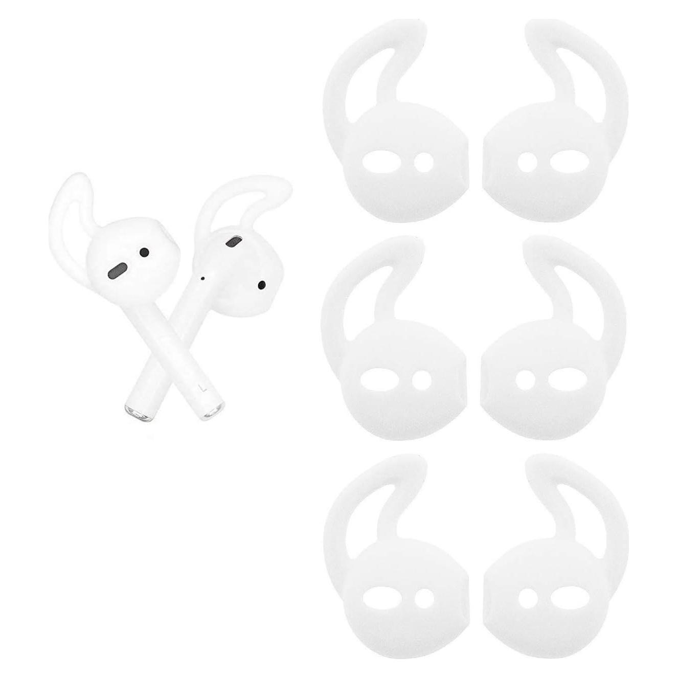 Ganchos Antideslizantes para AirPods BLLQ - 3 Pares Blanco