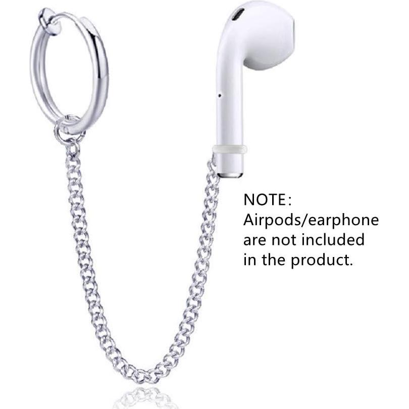 Soporte de Pendientes Inalámbrico Mansheng para AirPods - Acero Inoxidable