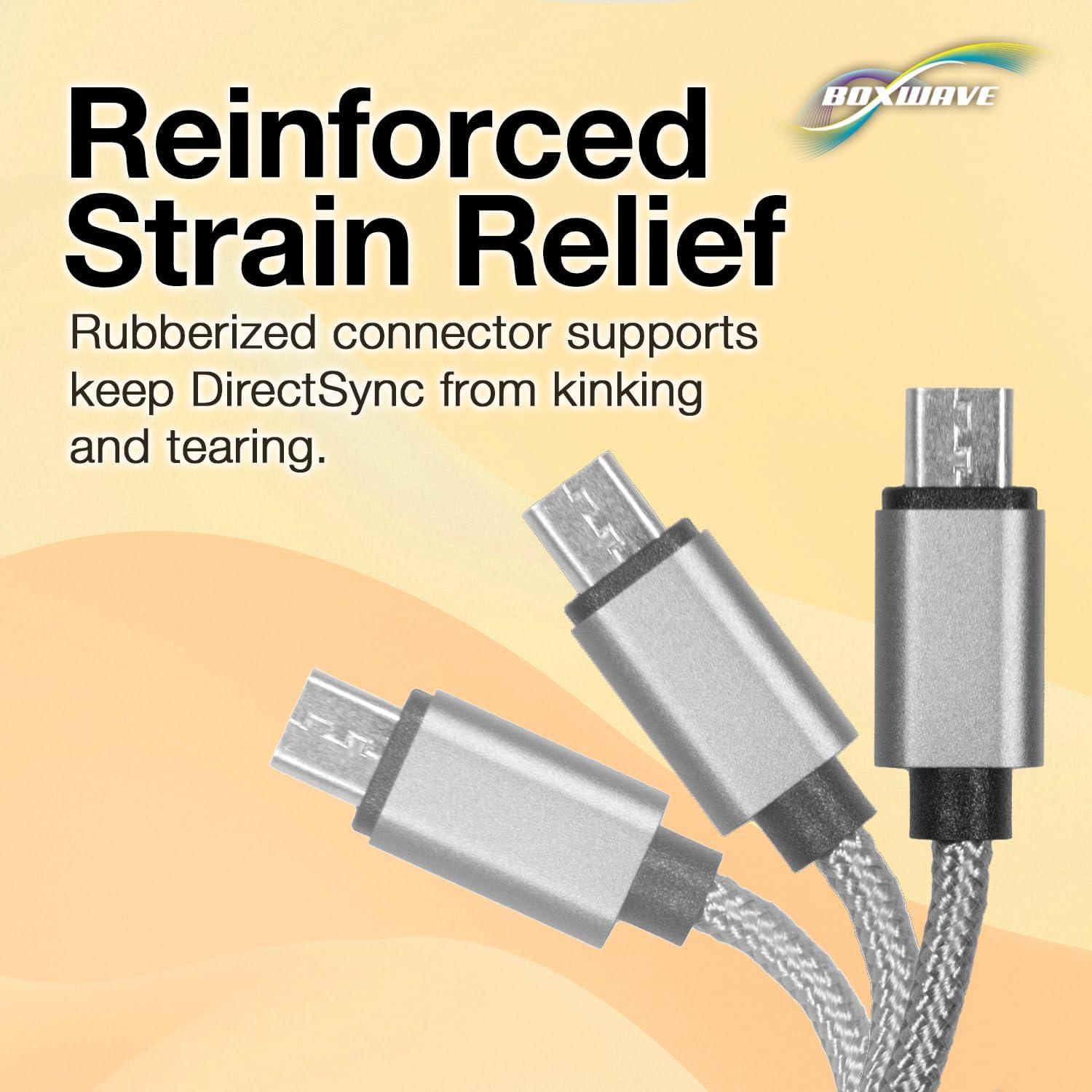 Cable USB BoxWave Micro USB DuraCable 0.91m Gris Espacial