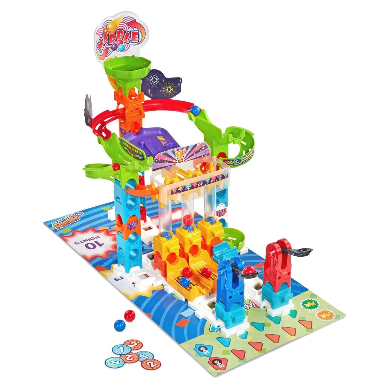 Juego de Desafío VTech Marble Rush 81 Piezas 4 Juegos