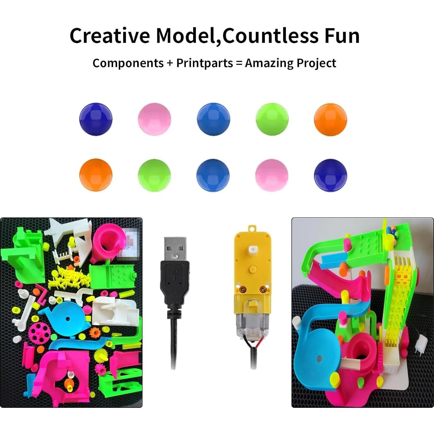 Kit de Componentes DIY FYSETC Marble Run 003 - Impresora 3D