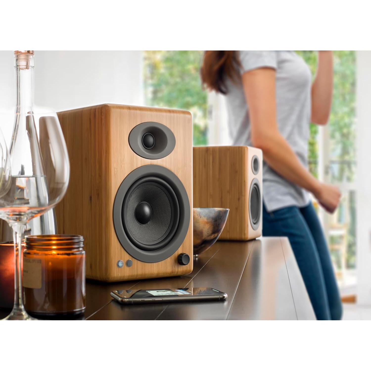 Altavoces Estéreo Inalámbricos Audioengine A5+ 150W Bluetooth