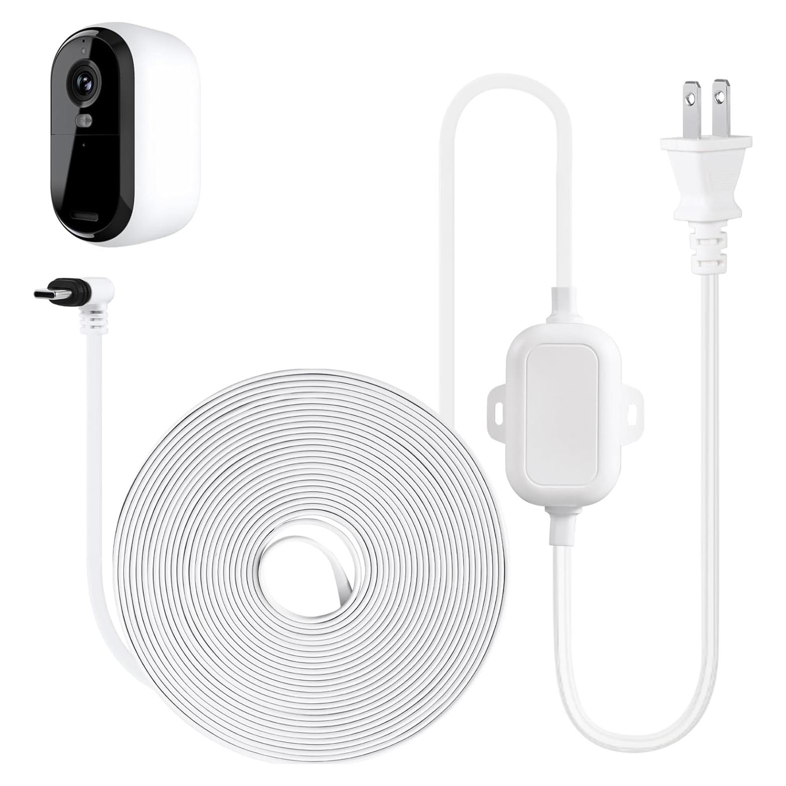 Cable de Alimentación Arlo Essential 2K 7.5m a Prueba de Climas