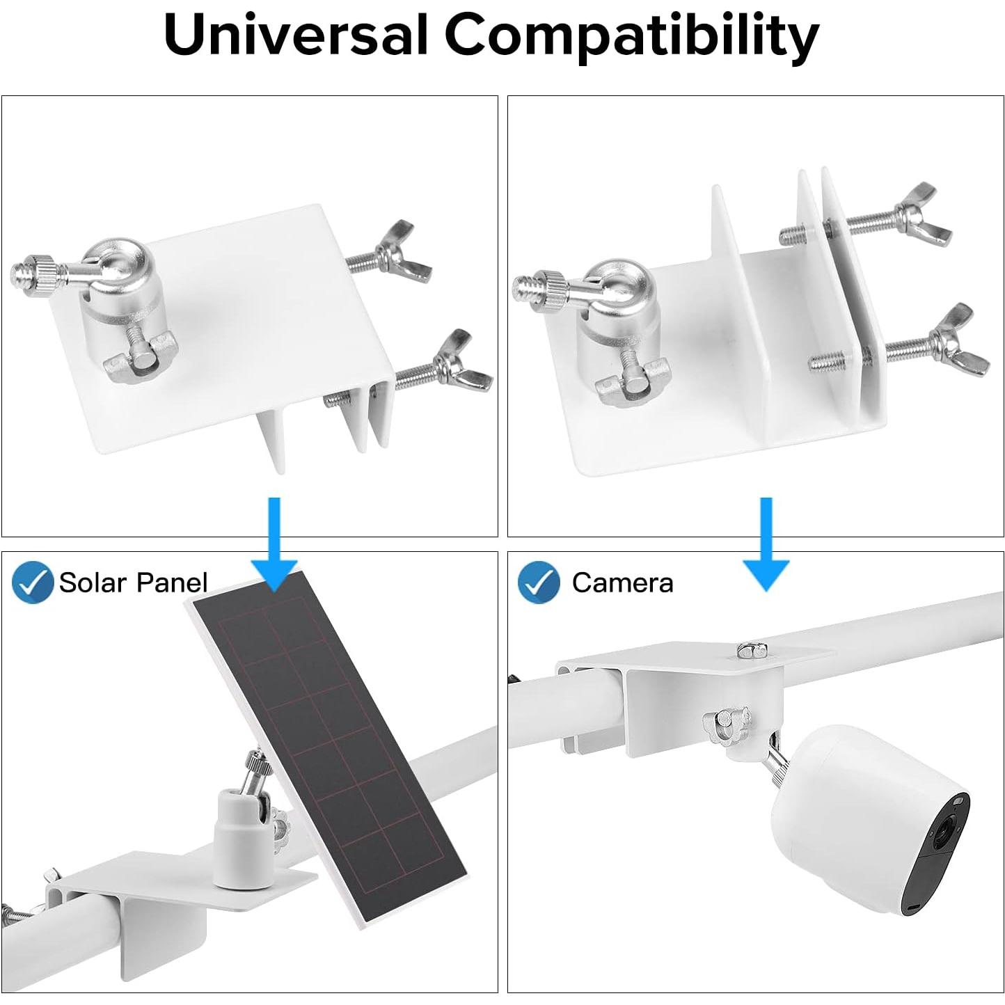 Soporte de Canalón para Panel Solar Arlo Essential Pro 5S
