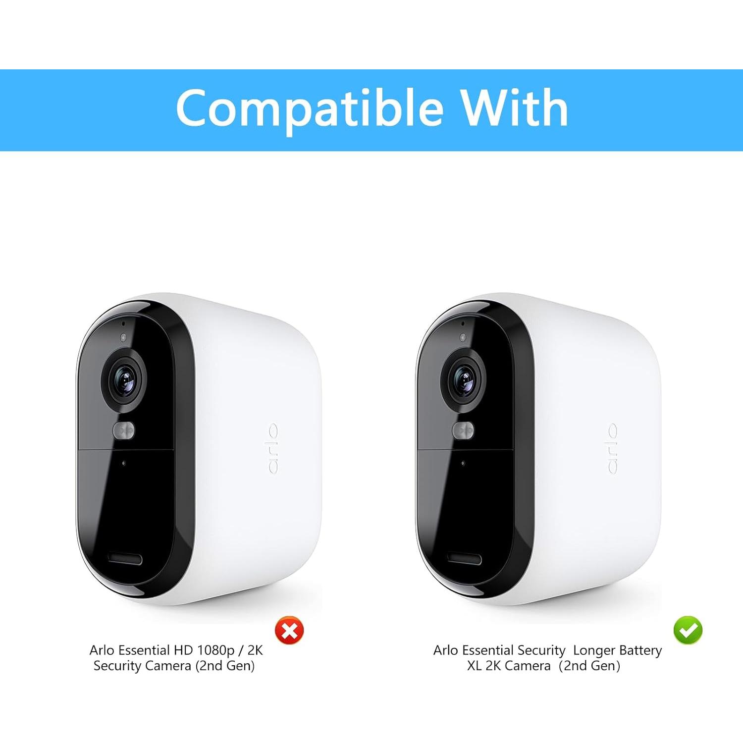 Cubiertas de Silicona HOLACA para Cámara Arlo Essential XL - Paquete de 2