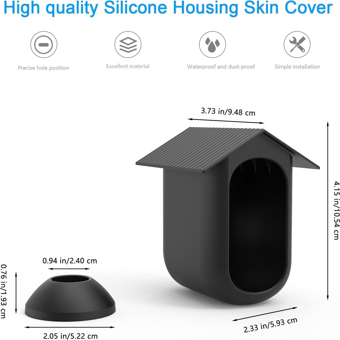 Cubiertas de Silicona HOLACA para Cámara Arlo Essential XL - Paquete de 2