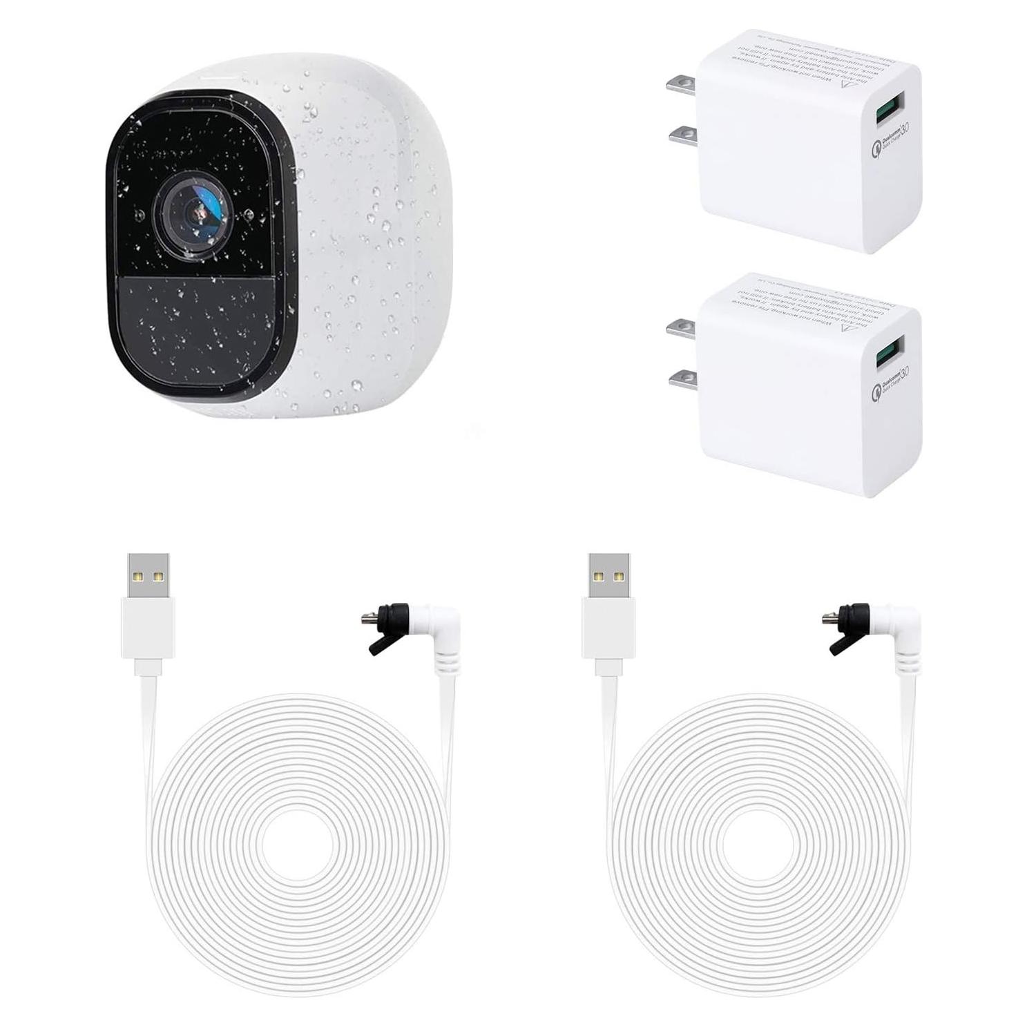 Cable de Alimentación 5m para Arlo Pro/Pro 2 con Adaptador Rápido