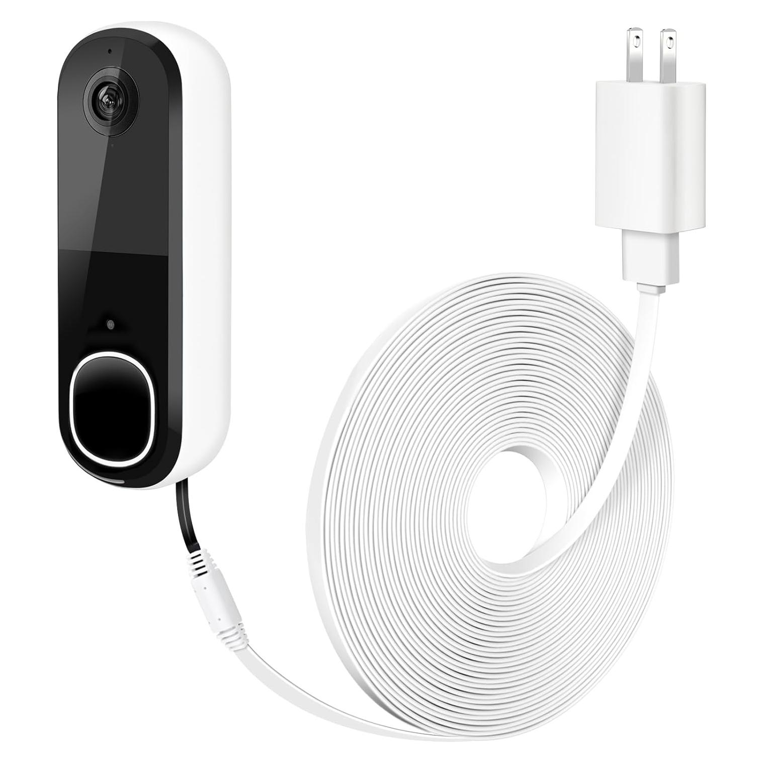 Cable Transformador Timbre Arlo Video Doorbell 2K 5m Resistente