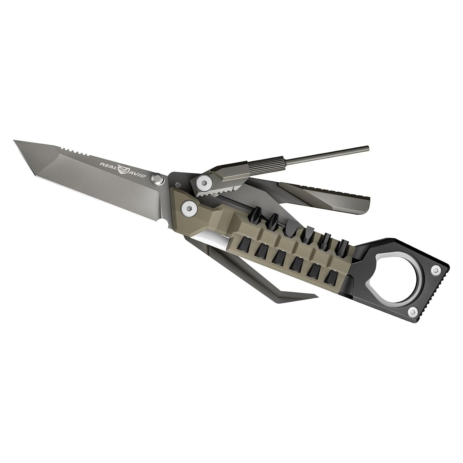 Multiherramienta de Pistola Real Avid 19 en 1 Verde Oliva