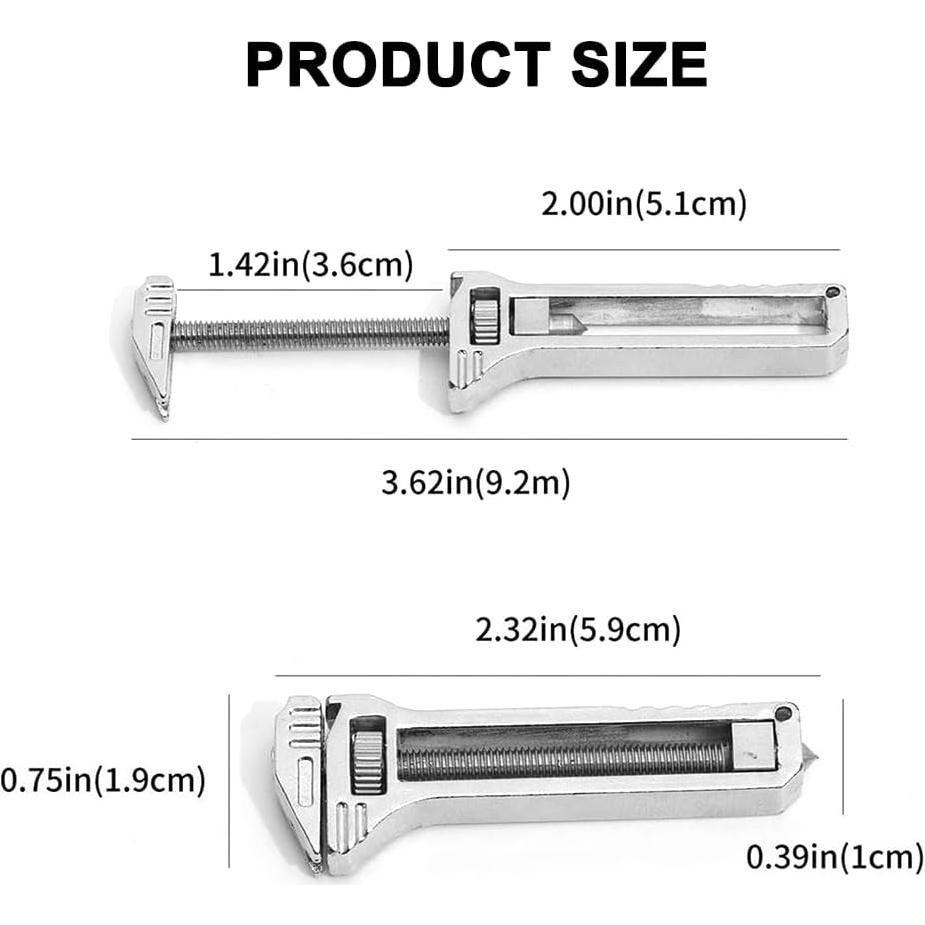 Herramienta Multiusos Compacta LOQJSS de Titanio 6x2cm 2pcs