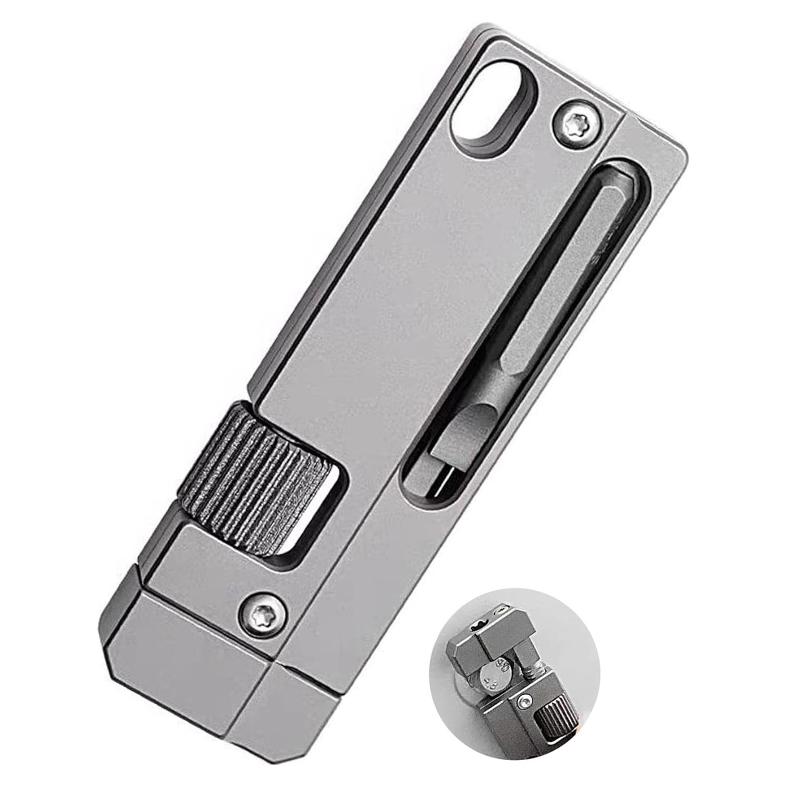 Llave Multiherramienta EDC Titanio Zavcurp Compacta 8.89cm