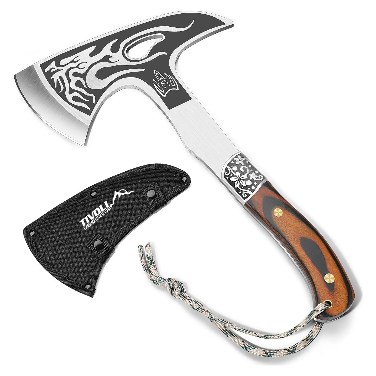 Hacha de Camping TIVOLI con Funda de Nylon 0.73 kg