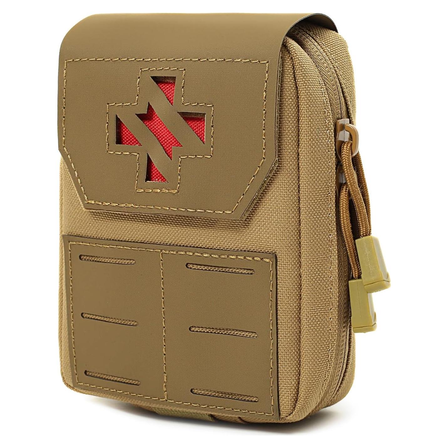 Bolsa EMT Molle Lemubeane Táctica 11.94x5.08x16cm Marrón