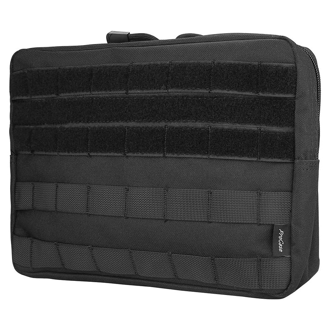 Bolsa Administrativa Táctica ProCase Molle 29x20 cm Negra