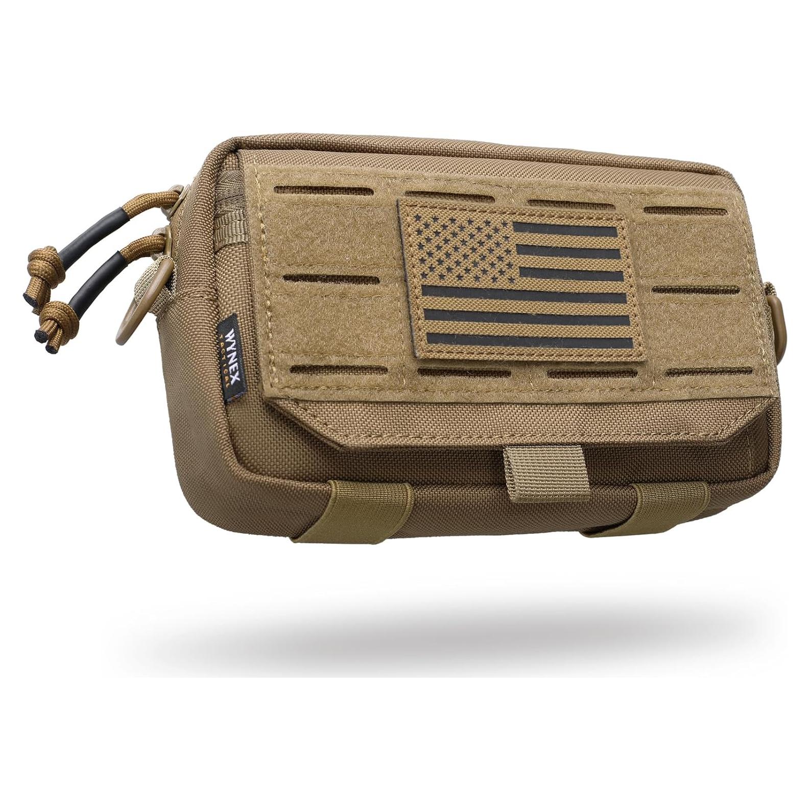 Bolsa Administrativa Molle Táctica WYNEX Caqui 3 Compartimentos