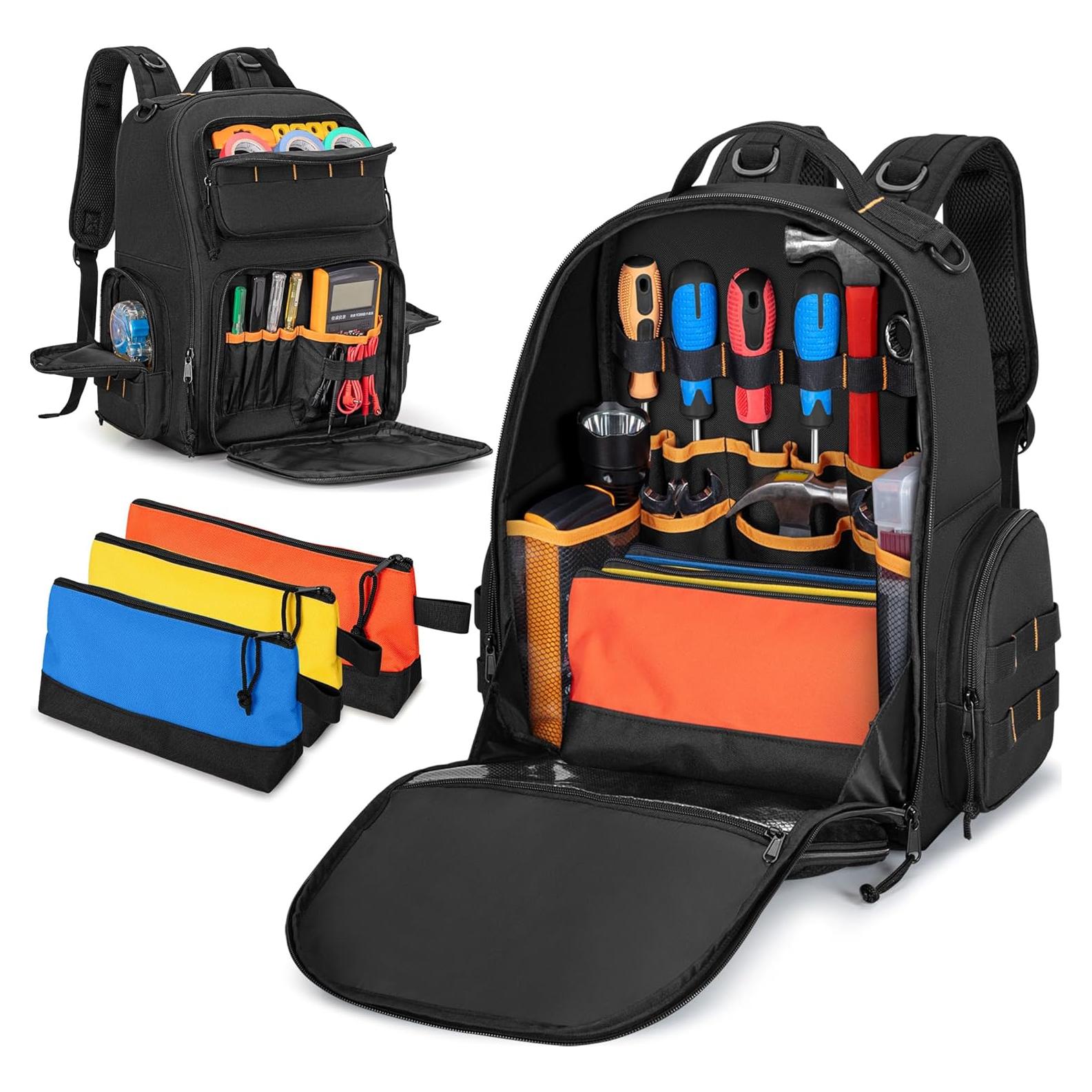 Mochila de Herramientas Rexmica con 3 Bolsas Organizadoras